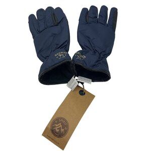 Horze Spirit Navy Blue Riding Gloves With Insulated Lining & Grip Details Size M